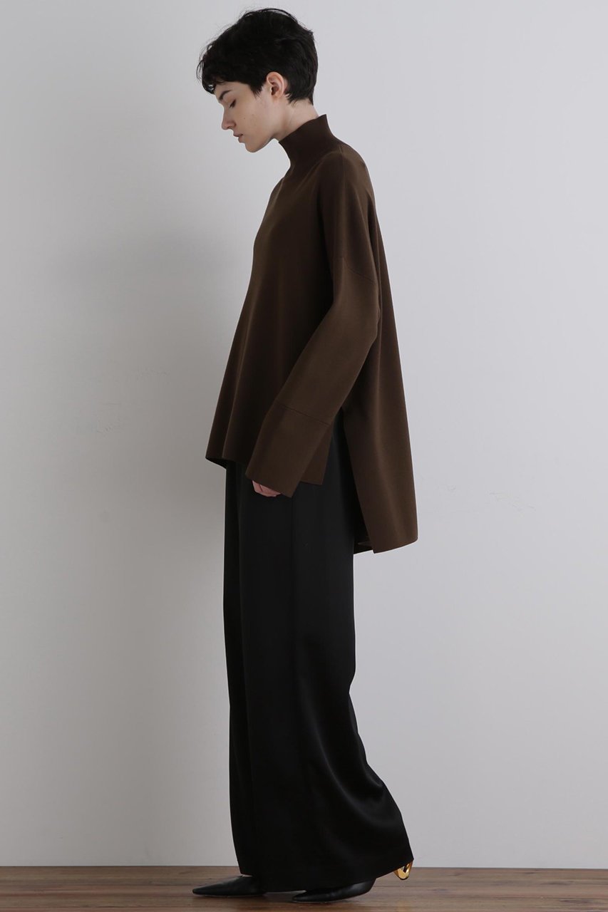【ル フィル/LE PHIL】のオーバーサイズプルオーバーニット 人気、トレンドファッション・服の通販 founy(ファニー) 　ファッション　Fashion　レディースファッション　Fashion for Women　トップス・カットソー　Cut & Sew Tops　ニット　Knit Tops & Sweaters　カジュアルプルオーバー・ニットトップス　Pullovers & Knit Tops / Casual Pullovers　2025年　2025　2025-2026秋冬・A/W　Autumn/Winter 2025–26 AW25–26　シンプル　Simple, Minimal　スリット　Slit, Slit Detail　ハイネック　High Neck, Mock Neck　ビッグ　Big, Oversized　A/W・秋冬　Autumn/Winter　other-3|ID: prp329100004640203 ipo3291000000033450554