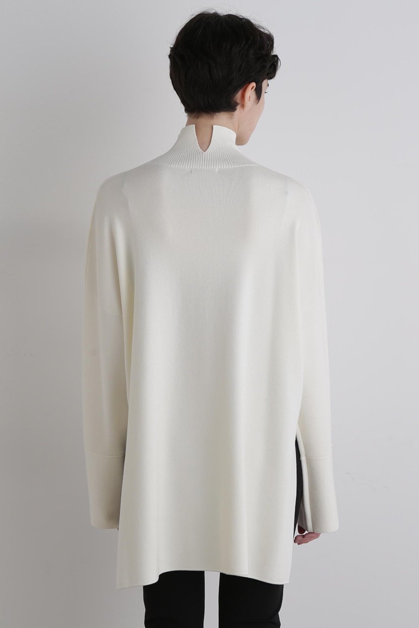 【ル フィル/LE PHIL】のオーバーサイズプルオーバーニット 人気、トレンドファッション・服の通販 founy(ファニー) 　ファッション　Fashion　レディースファッション　Fashion for Women　トップス・カットソー　Cut & Sew Tops　ニット　Knit Tops & Sweaters　カジュアルプルオーバー・ニットトップス　Pullovers & Knit Tops / Casual Pullovers　シンプル　Simple, Minimal　スリット　Slit, Slit Detail　ハイネック　High Neck, Mock Neck　ビッグ　Big, Oversized　other-5|ID: prp329100004640203 ipo3291000000034959730