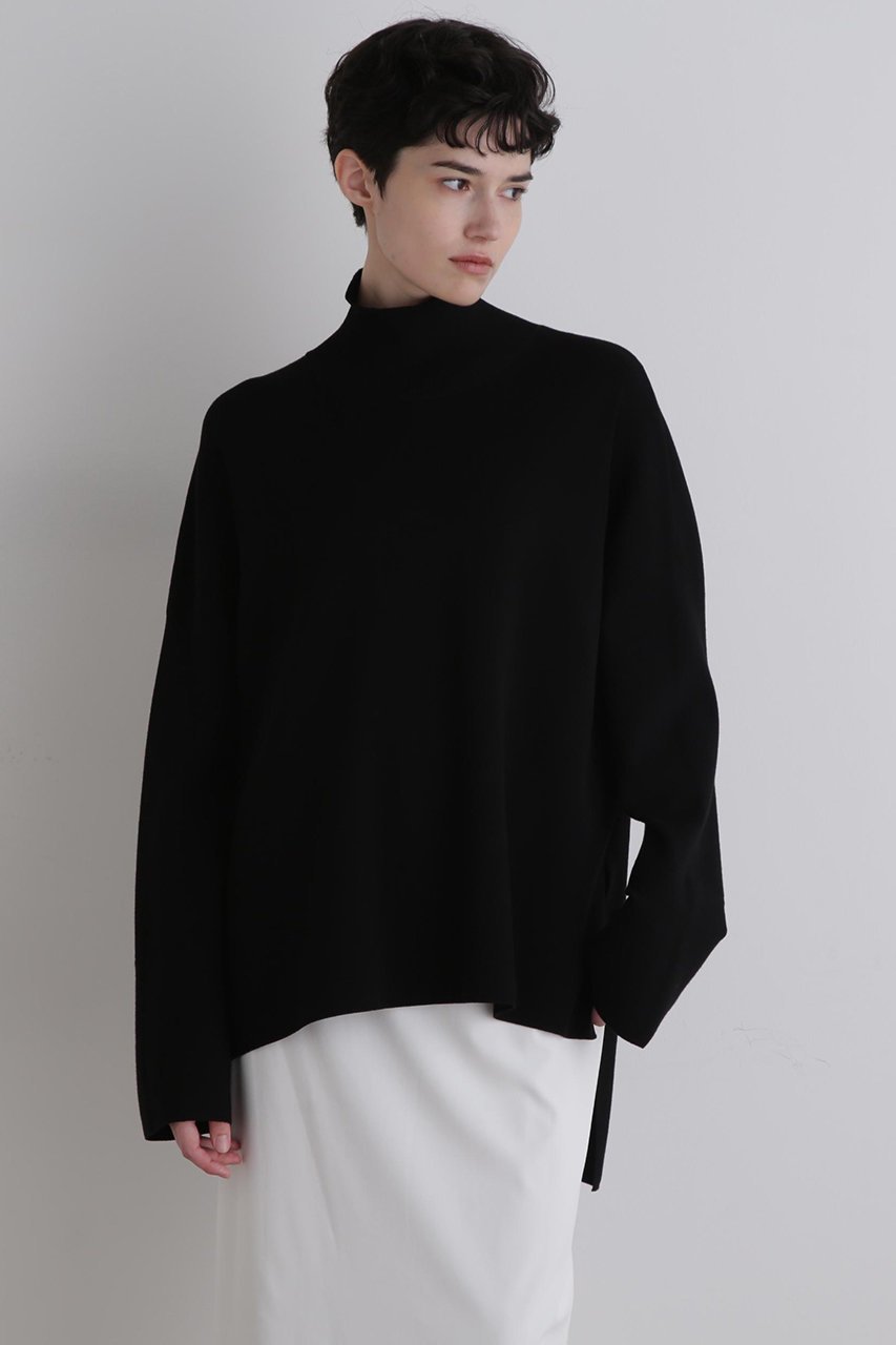 【ル フィル/LE PHIL】のオーバーサイズプルオーバーニット 人気、トレンドファッション・服の通販 founy(ファニー) 　ファッション　Fashion　レディースファッション　Fashion for Women　トップス・カットソー　Cut & Sew Tops　ニット　Knit Tops & Sweaters　カジュアルプルオーバー・ニットトップス　Pullovers & Knit Tops / Casual Pullovers　シンプル　Simple, Minimal　スリット　Slit, Slit Detail　ハイネック　High Neck, Mock Neck　ビッグ　Big, Oversized　再入荷　Restock / Back in Stock　other-2|ID: prp329100004640203 ipo3291000000035393904