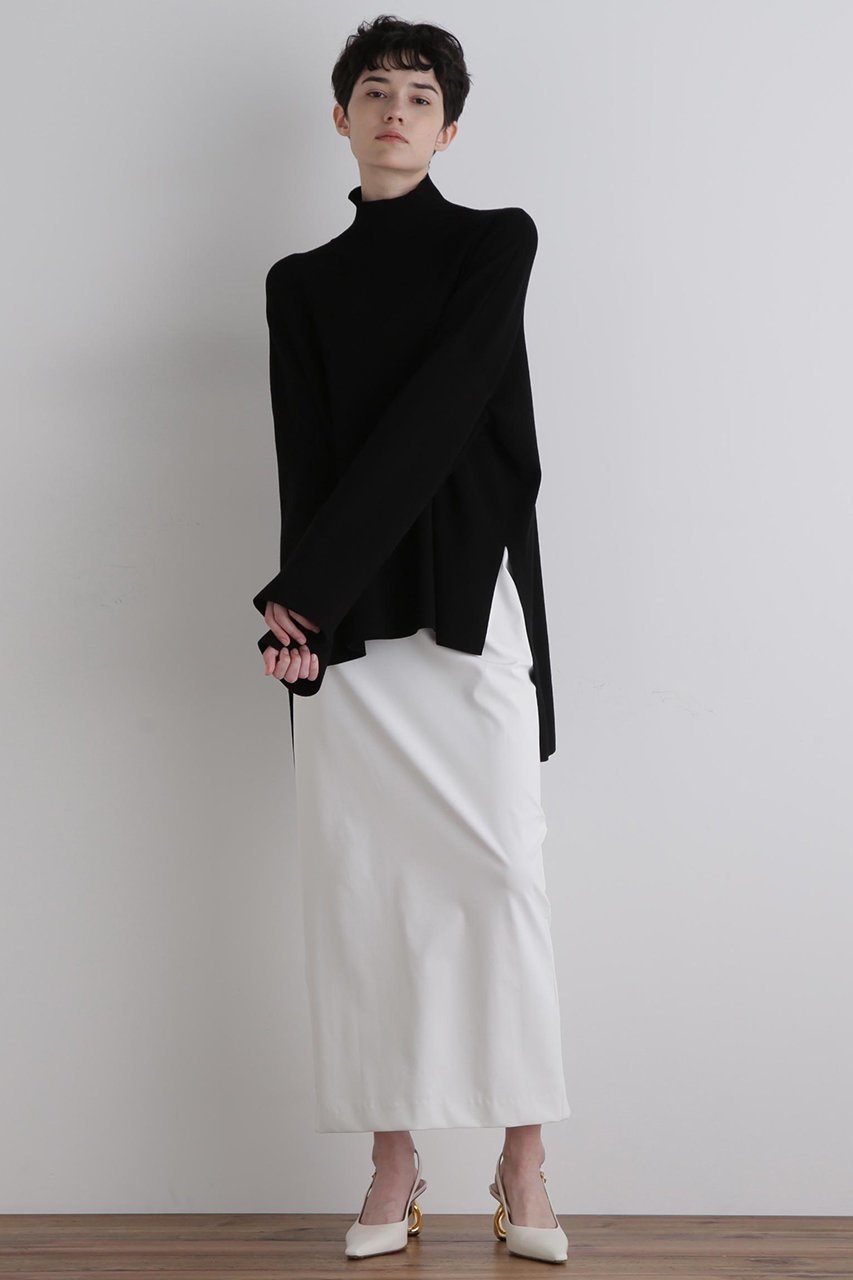 【ル フィル/LE PHIL】のオーバーサイズプルオーバーニット 人気、トレンドファッション・服の通販 founy(ファニー) 　ファッション　Fashion　レディースファッション　Fashion for Women　トップス・カットソー　Cut & Sew Tops　ニット　Knit Tops & Sweaters　カジュアルプルオーバー・ニットトップス　Pullovers & Knit Tops / Casual Pullovers　シンプル　Simple, Minimal　スリット　Slit, Slit Detail　ハイネック　High Neck, Mock Neck　ビッグ　Big, Oversized　再入荷　Restock / Back in Stock　other-3|ID: prp329100004640203 ipo3291000000035393906