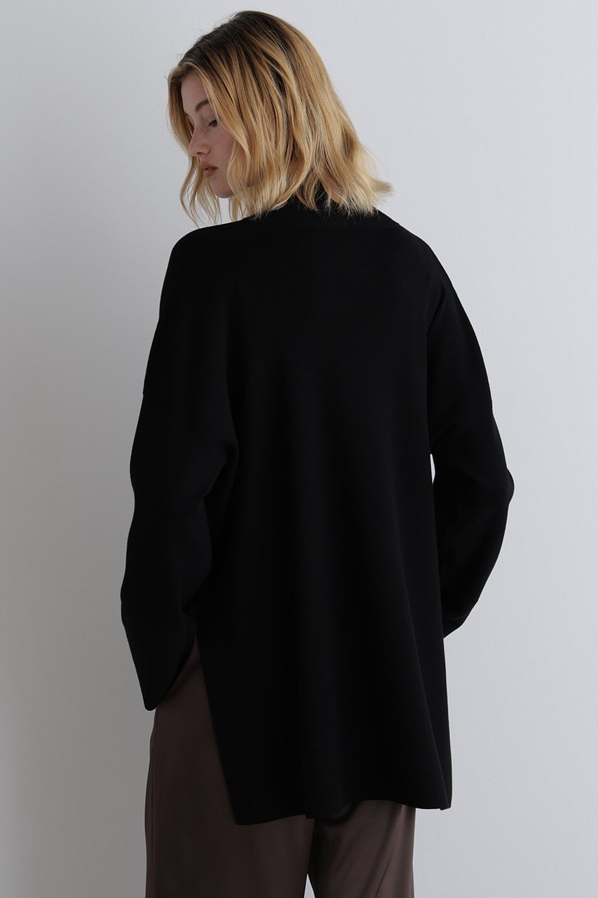 【ル フィル/LE PHIL】のオーバーサイズプルオーバーニット 人気、トレンドファッション・服の通販 founy(ファニー) 　ファッション　Fashion　レディースファッション　Fashion for Women　トップス・カットソー　Cut & Sew Tops　ニット　Knit Tops & Sweaters　カジュアルプルオーバー・ニットトップス　Pullovers & Knit Tops / Casual Pullovers　シンプル　Simple, Minimal　スリット　Slit, Slit Detail　ハイネック　High Neck, Mock Neck　ビッグ　Big, Oversized　再入荷　Restock / Back in Stock　other-7|ID: prp329100004640203 ipo3291000000035393910