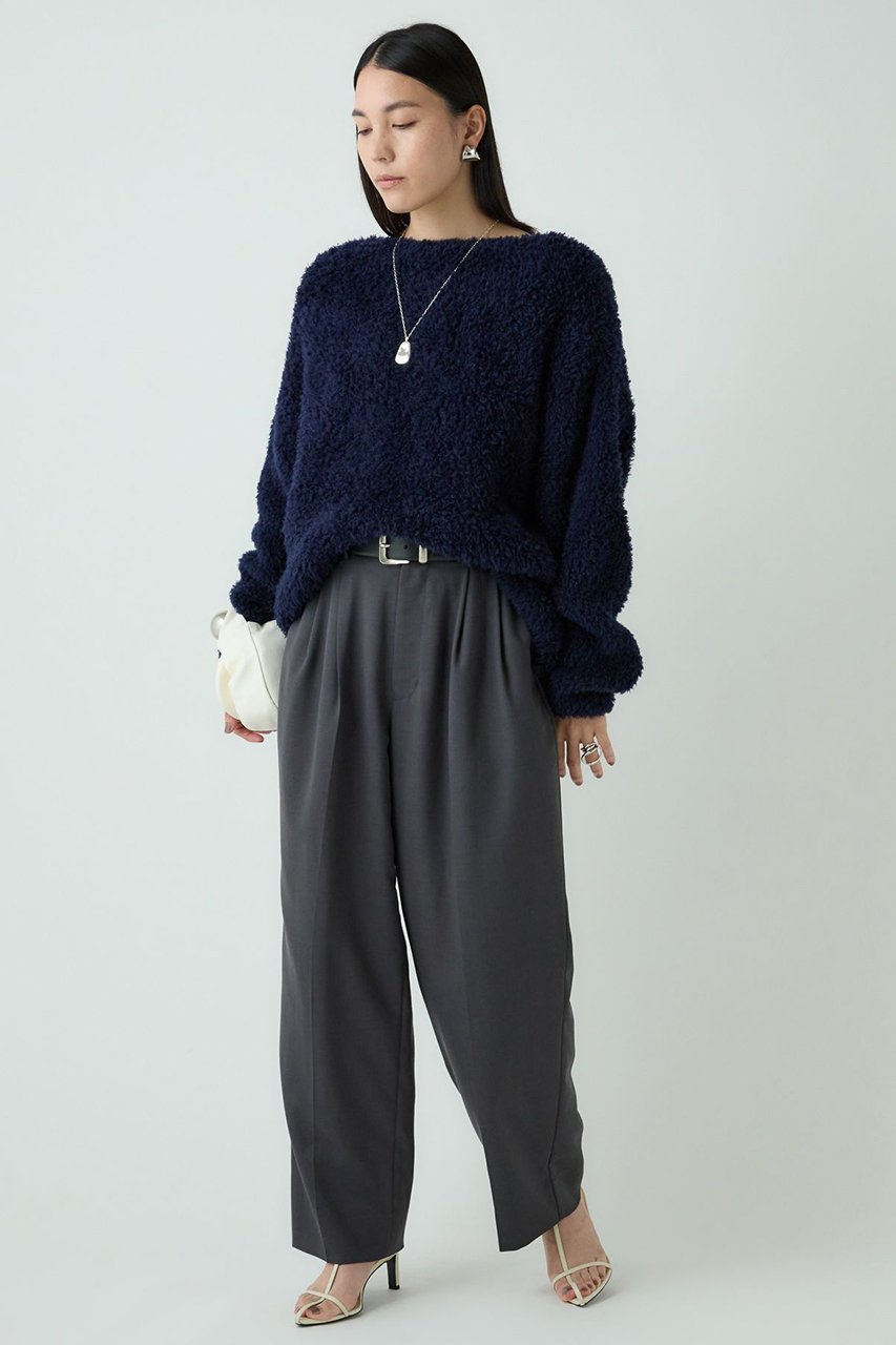 【カオス/Chaos】のペルシアモールニットプルオーバー インテリア・キッズ・メンズ・レディースファッション・服の通販 founy(ファニー) 　ファッション　Fashion　レディースファッション　Fashion for Women　トップス・カットソー　Cut & Sew Tops　ニット　Knit Tops & Sweaters　カジュアルプルオーバー・ニットトップス　Pullovers & Knit Tops / Casual Pullovers　2025年　2025　2025-2026秋冬・A/W　Autumn/Winter 2025–26 AW25–26　シンプル　Simple, Minimal　A/W・秋冬　Autumn/Winter　ニューネイビー|ID: prp329100004640204 ipo3291000000033450582
