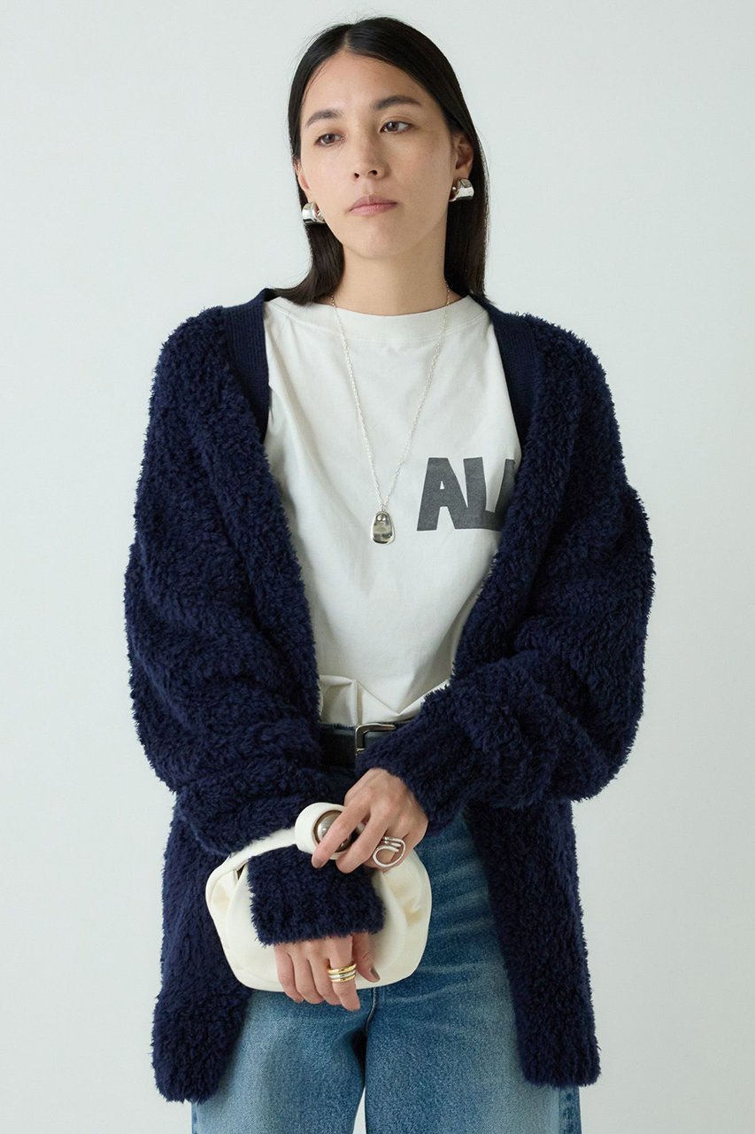 【カオス/Chaos】のペルシアモールカーディガン インテリア・キッズ・メンズ・レディースファッション・服の通販 founy(ファニー) 　ファッション　Fashion　レディースファッション　Fashion for Women　トップス・カットソー　Cut & Sew Tops　ニット　Knit Tops & Sweaters　カーディガン・羽織り　Layered Style Cardigans　2025年　2025　2025-2026秋冬・A/W　Autumn/Winter 2025–26 AW25–26　カーディガン　Cardigan, Knitwear　A/W・秋冬　Autumn/Winter　ニューネイビー|ID: prp329100004640205 ipo3291000000033450593