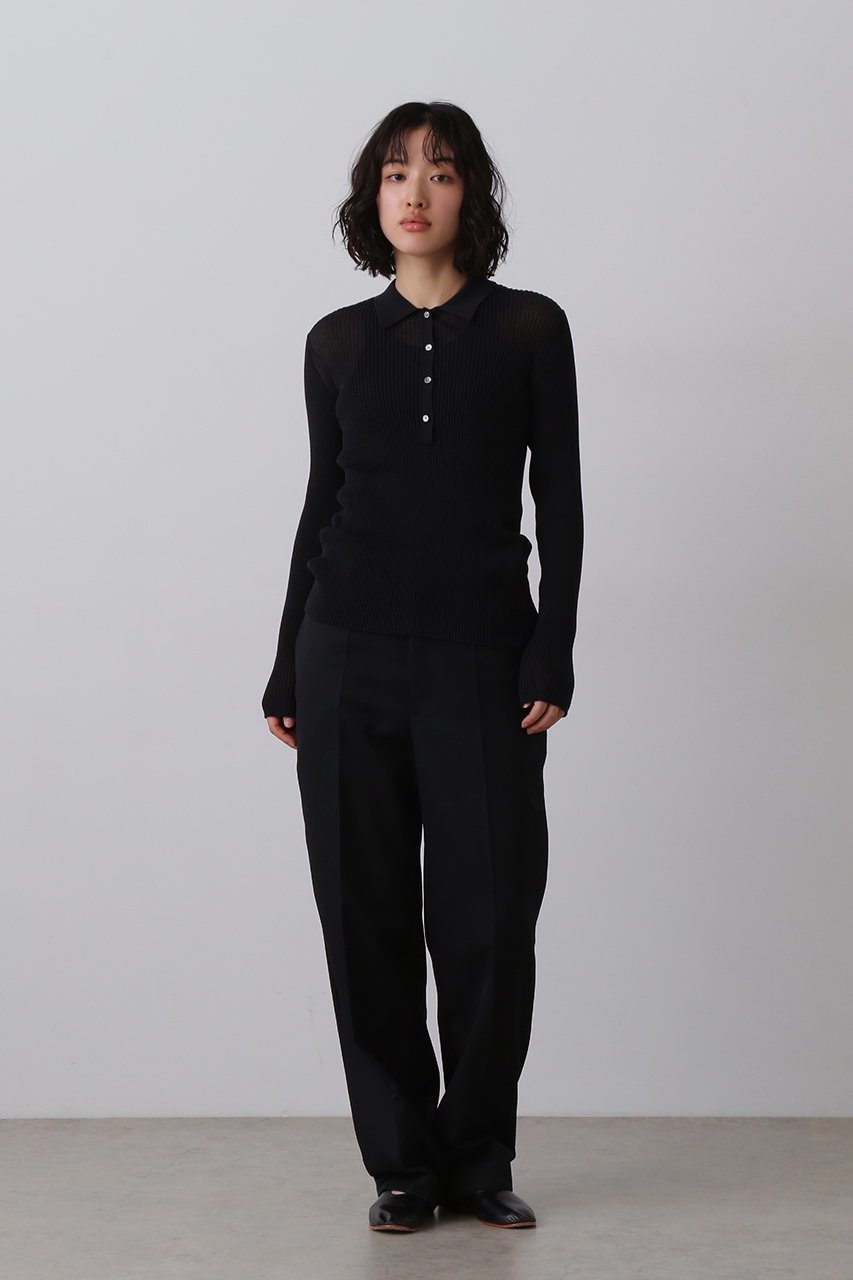 【イレーヴ/YLEVE】のウール モヘヤ ギャバ × ビスコース コットン サテン パンツ 人気、トレンドファッション・服の通販 founy(ファニー) 　ファッション　Fashion　レディースファッション　Fashion for Women　パンツ　Pants & Trousers　2025年　2025　2025-2026秋冬・A/W　Autumn/Winter 2025–26 AW25–26　コンビ　Combo, Combination Style　サテン　Satin, Glossy Fabric　フロント　Front, Front Design　ロング　Long, Long-Length　A/W・秋冬　Autumn/Winter　other-7|ID: prp329100004640208 ipo3291000000033450621
