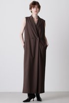 【ヒューエルミュージアム/hueLe Museum】の【hLM】タキシードオールインワン ブラウン|ID: prp329100004640210 ipo3291000000033450634