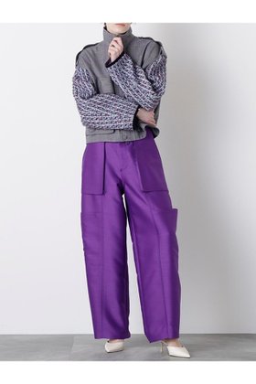 【ヒューエルミュージアム/hueLe Museum】の【STUMBLY】New Baker Cargo Pants 人気、トレンドファッション・服の通販 founy(ファニー) ファッション Fashion レディースファッション Fashion for Women パンツ Pants & Trousers 2025年 2025 2025-2026秋冬・A/W Autumn/Winter 2025–26 AW25–26 カーゴパンツ Cargo Pants, Utility Pants シルク Silk, 100% Silk ポケット Pocket, Pocket Detail 定番 Standard, Basic Item A/W・秋冬 Autumn/Winter |ID:prp329100004640212