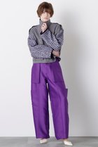 【ヒューエルミュージアム/hueLe Museum】の【STUMBLY】New Baker Cargo Pants パープル|ID: prp329100004640212 ipo3291000000035938543