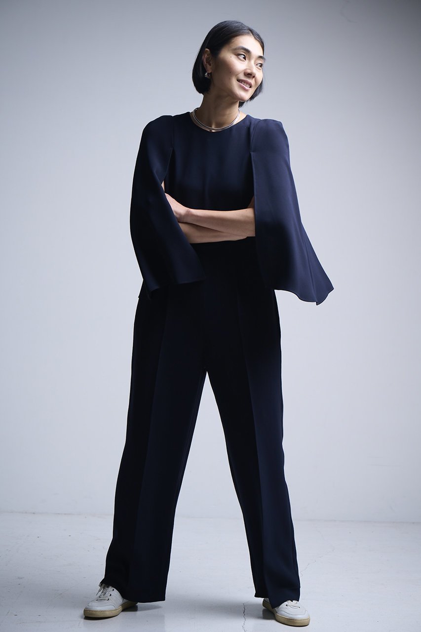 【エムフィル/M Fil】のトリアセ ケープオールインワン 人気、トレンドファッション・服の通販 founy(ファニー) 　ファッション　Fashion　レディースファッション　Fashion for Women　パンツ　Pants & Trousers　2025年　2025　2025-2026秋冬・A/W　Autumn/Winter 2025–26 AW25–26　オケージョン　Occasion Wear　エレガント 上品　Elegant　A/W・秋冬　Autumn/Winter　other-6|ID: prp329100004640213 ipo3291000000033450664