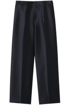 【エムフィル/M Fil】のシルキーWクロス ワイドパンツ ネイビー|ID:prp329100004640215