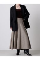 【ヒューエルミュージアム/hueLe Museum】の【hLM】ガンクラブチェックフレアスカート 人気、トレンドファッション・服の通販 founy(ファニー) ファッション Fashion レディースファッション Fashion for Women スカート Skirts Aライン・フレアスカート A-Line & Flared Skirts ロングスカート Long Skirts / Maxi & Midi Skirts 2025年 2025 2025-2026秋冬・A/W Autumn/Winter 2025–26 AW25–26 クラシック Classic, Timeless Style チェック Check, Plaid, Tartan フレア Flare, Flared モダン Modern, Contemporary ロング Long, Long-Length A/W・秋冬 Autumn/Winter |ID:prp329100004640218