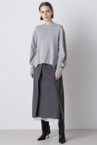 【ヒューエルミュージアム/hueLe Museum】の【hLM】ラップスカート グレー|ID: prp329100004640220 ipo3291000000035666066