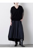 【ヒューエルミュージアム/hueLe Museum】の【STUMBLY】Balloon Silhouette Skirt 人気、トレンドファッション・服の通販 founy(ファニー) ファッション Fashion レディースファッション Fashion for Women スカート Skirts ロングスカート Long Skirts / Maxi & Midi Skirts 2025年 2025 2025-2026秋冬・A/W Autumn/Winter 2025–26 AW25–26 シルク Silk, 100% Silk タフタ Taffeta, Structured Fabric バルーン Balloon, Balloon Silhouette ピーチ Peach, Soft Touch ロング Long, Long-Length エレガント 上品 Elegant A/W・秋冬 Autumn/Winter |ID:prp329100004640221