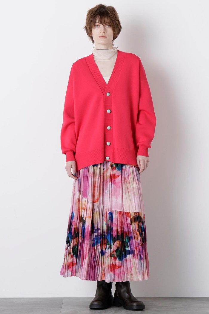 【ヒューエルミュージアム/hueLe Museum】の【STUMBLY】Crushed Art Print Skirt インテリア・キッズ・メンズ・レディースファッション・服の通販 founy(ファニー) https://founy.com/ ファッション Fashion レディースファッション Fashion for Women スカート Skirts ロングスカート Long Skirts / Maxi & Midi Skirts セットアップ Set-Up, Coordinated Outfit タイプライター Typewriter Fabric, Crisp Cotton ティアード Tiered, Tiered Style プリント Print, Printed Pattern プリーツ Pleats, Pleated ロング Long, Long-Length |ID: prp329100004640222 ipo3291000000035893447