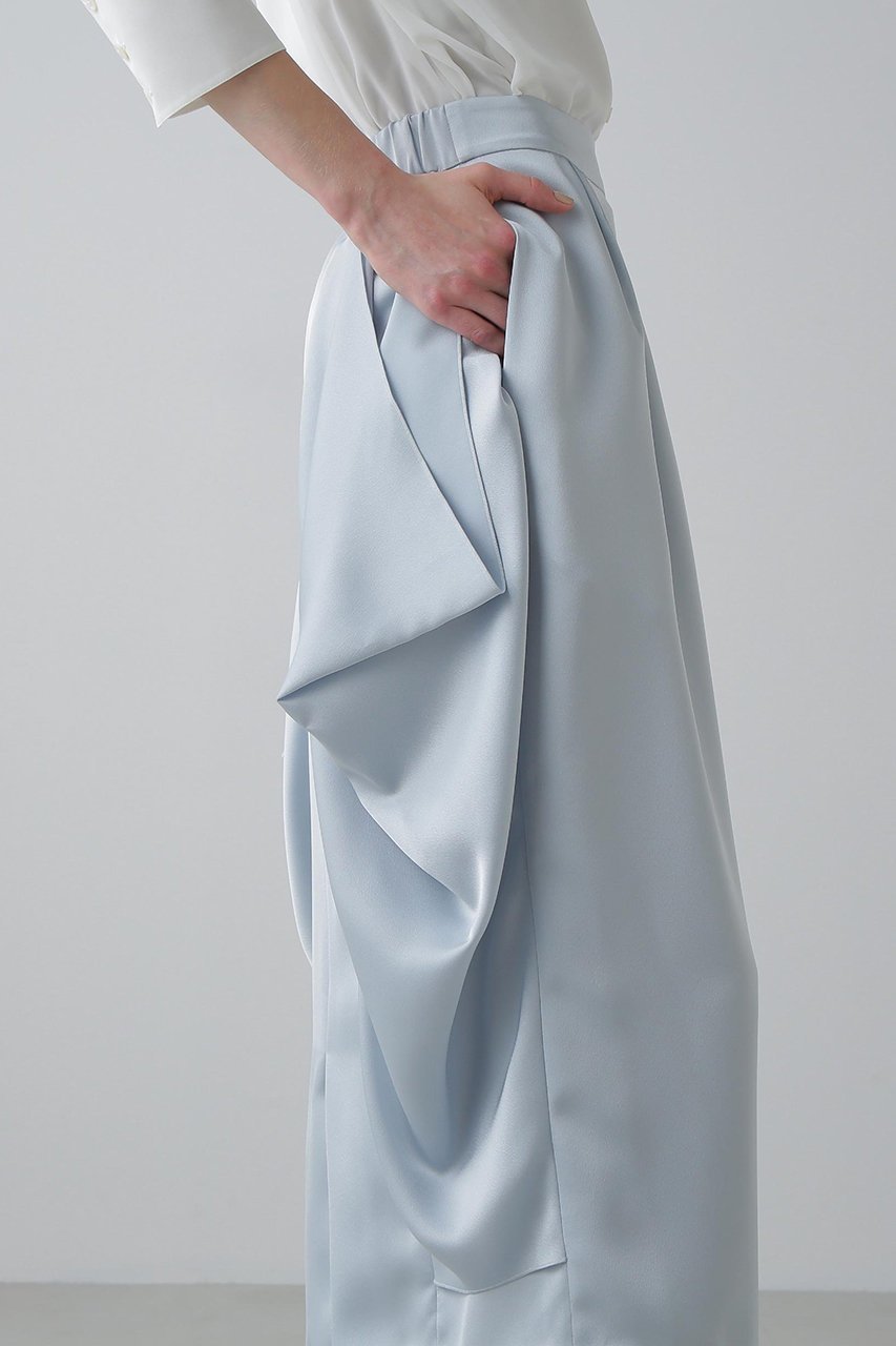 【アドーア/ADORE】のダルサテンスカート 人気、トレンドファッション・服の通販 founy(ファニー) 　ファッション　Fashion　レディースファッション　Fashion for Women　スカート　Skirts　ロングスカート　Long Skirts / Maxi & Midi Skirts　おすすめ　Recommended / Our Picks　コクーン　Cocoon, Cocoon Silhouette　サテン　Satin, Glossy Fabric　シンプル　Simple, Minimal　ストレート　Straight, Straight Cut　セットアップ　Set-Up, Coordinated Outfit　ドレープ　Drape, Draping Fabric　ロング　Long, Long-Length　エレガント 上品　Elegant　夏　Summer　other-8|ID: prp329100004640225 ipo3291000000035884167