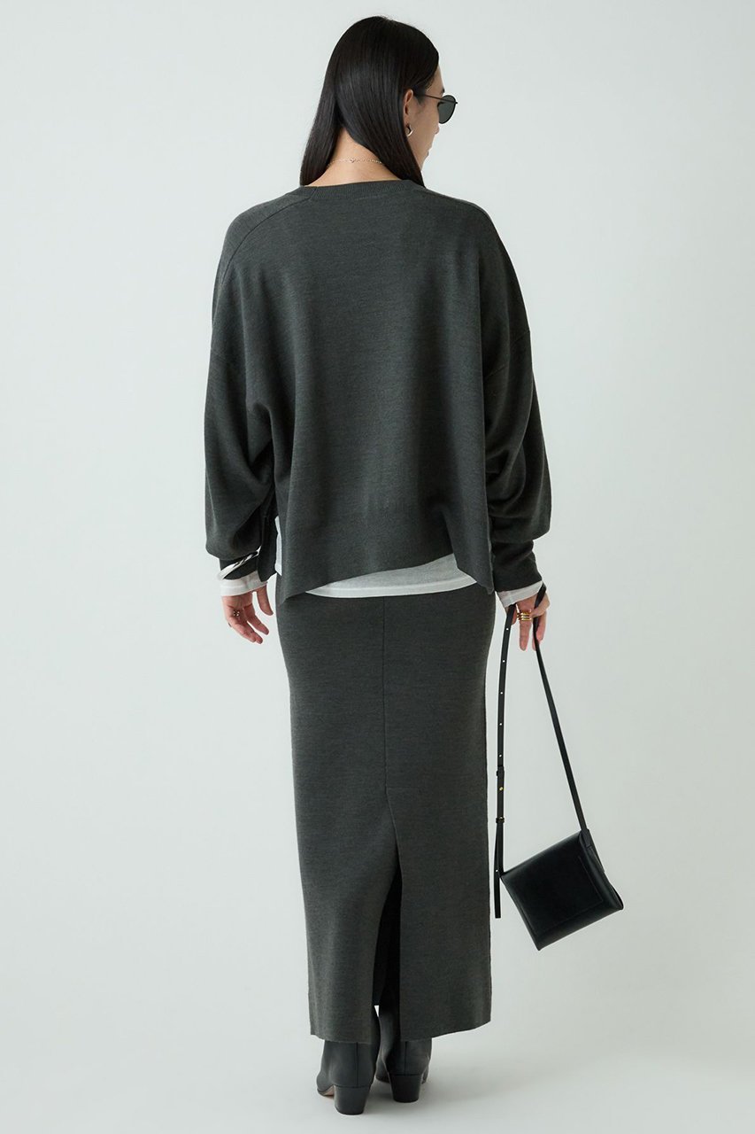 【カオス/Chaos】のレニーリバースカート 人気、トレンドファッション・服の通販 founy(ファニー) 　ファッション　Fashion　レディースファッション　Fashion for Women　スカート　Skirts　ロングスカート　Long Skirts / Maxi & Midi Skirts　2025年　2025　2025-2026秋冬・A/W　Autumn/Winter 2025–26 AW25–26　なめらか　Smooth, Silky Texture　ストレッチ　Stretch, Stretchy Fabric　ダブル　Double, Double-Breasted　フェイス　Face, Facial Design　ロング　Long, Long-Length　A/W・秋冬　Autumn/Winter　other-3|ID: prp329100004640227 ipo3291000000033450806