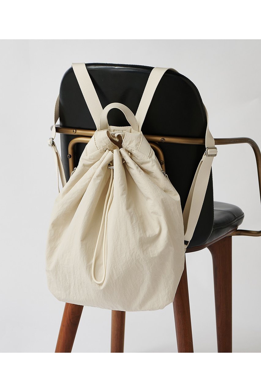 【ウィムガゼット/Whim Gazette】の【THE PAUSE】ドロストバックパック インテリア・キッズ・メンズ・レディースファッション・服の通販 founy(ファニー) 　ファッション　Fashion　レディースファッション　Fashion for Women　バッグ　Bags　ヴィンテージ　Vintage Style　グラデーション　Gradient, Ombre　シルバー　Silver, Metallic Silver　シンプル　Simple, Minimal　定番　Standard, Basic Item　ポケット　Pocket, Pocket Detail　リュック　Backpack, Rucksack　ワーク　Workwear, Utility Style　アイボリー|ID: prp329100004640919 ipo3291000000036072271