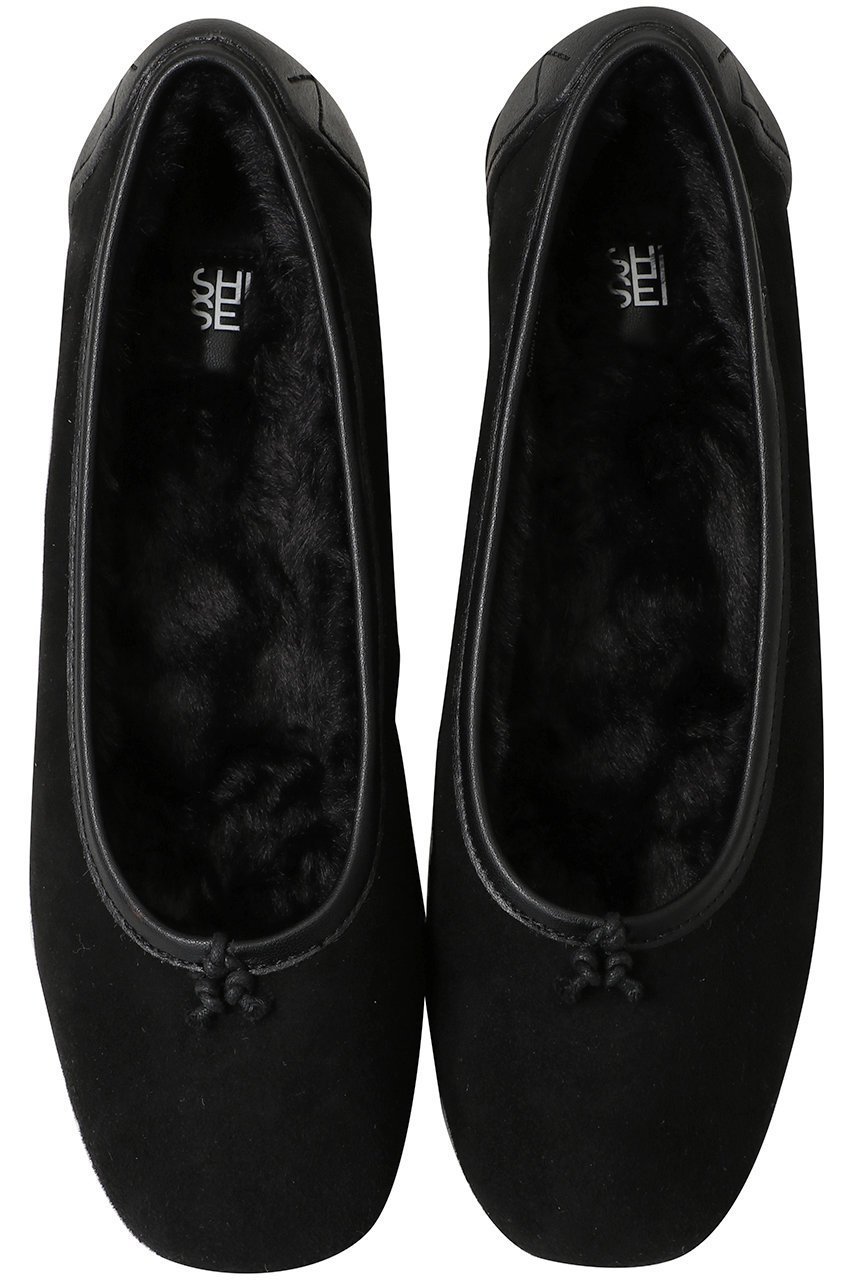 【シセイ/SHISEI】のBALLET SUEDE(レイン対応) インテリア・キッズ・メンズ・レディースファッション・服の通販 founy(ファニー) 　ファッション　Fashion　レディースファッション　Fashion for Women　2025年　2025　2025-2026秋冬・A/W　Autumn/Winter 2025–26 AW25–26　シューズ　Shoes, Footwear　バレエ　Ballet, Ballet Style　フィット　Fit, Slim Fit　フラット　Flat, Flat Shoes　レイン　Rain, Rainproof　A/W・秋冬　Autumn/Winter　ブラック|ID: prp329100004640925 ipo3291000000033462619