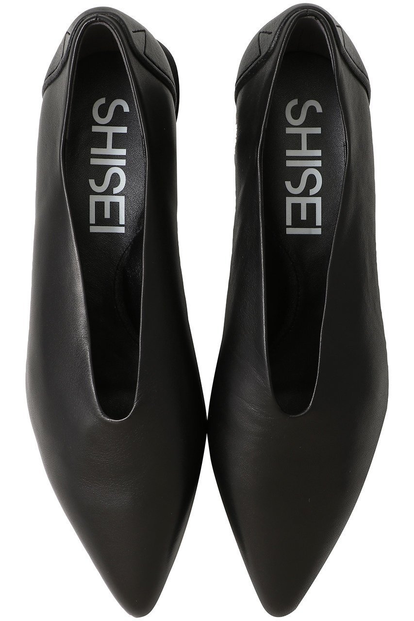 【シセイ/SHISEI】のPOINTED SLIT PUMPS(レイン対応) インテリア・キッズ・メンズ・レディースファッション・服の通販 founy(ファニー) 　ファッション　Fashion　レディースファッション　Fashion for Women　シューズ　Shoes, Footwear　スタイリッシュ　Stylish, Fashionable　スリット　Slit, Slit Detail　フォルム　Silhouette, Form　フラット　Flat, Flat Shoes　レイン　Rain, Rainproof　ブラック|ID: prp329100004640927 ipo3291000000035664645