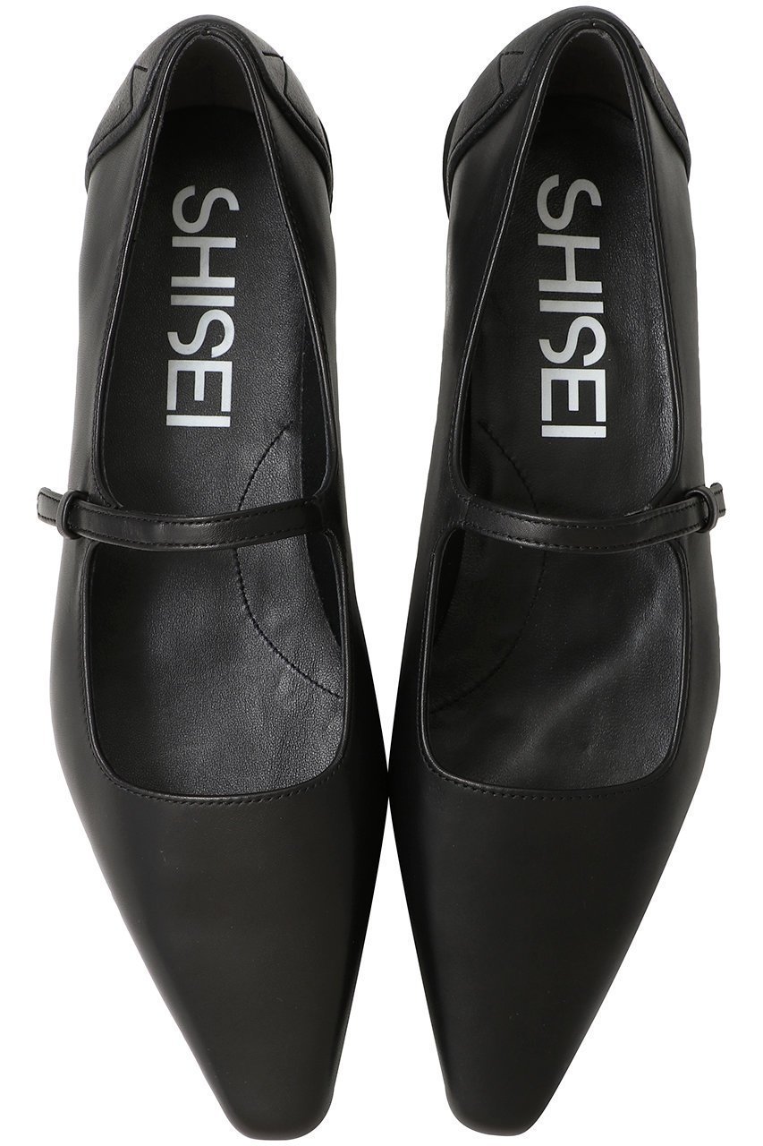 【シセイ/SHISEI】のCHISEL TOE MARY JANE(レイン対応) インテリア・キッズ・メンズ・レディースファッション・服の通販 founy(ファニー) 　ファッション　Fashion　レディースファッション　Fashion for Women　2025年　2025　2025-2026秋冬・A/W　Autumn/Winter 2025–26 AW25–26　シューズ　Shoes, Footwear　フェミニン　Feminine, Girly　フォルム　Silhouette, Form　フラット　Flat, Flat Shoes　レイン　Rain, Rainproof　A/W・秋冬　Autumn/Winter　ブラック|ID: prp329100004640928 ipo3291000000033462643