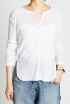 【ブリル/BRILL】の【raspail】BRILL別注ヘンリーネックプルオーバー 人気、トレンドファッション・服の通販 founy(ファニー) ファッション Fashion レディースファッション Fashion for Women トップス・カットソー Cut & Sew Tops シャツ・ブラウス・オフィスカジュアル Elegant Blouses & Button-Ups ロングTシャツ・Tシャツ Longline T-Shirts & Tees カジュアルプルオーバー・ニットトップス Pullovers & Knit Tops / Casual Pullovers カットソー・ベーシックTシャツ Cut-and-Sewn Tops / Stretch Tees & Basics 2025年 2025 2025-2026秋冬・A/W Autumn/Winter 2025–26 AW25–26 スリーブ Sleeve, Long Sleeve / Short Sleeve ロング Long, Long-Length 別注 Limited Edition, Custom Order A/W・秋冬 Autumn/Winter thumbnail ホワイト|ID: prp329100004640932 ipo3291000000033462686