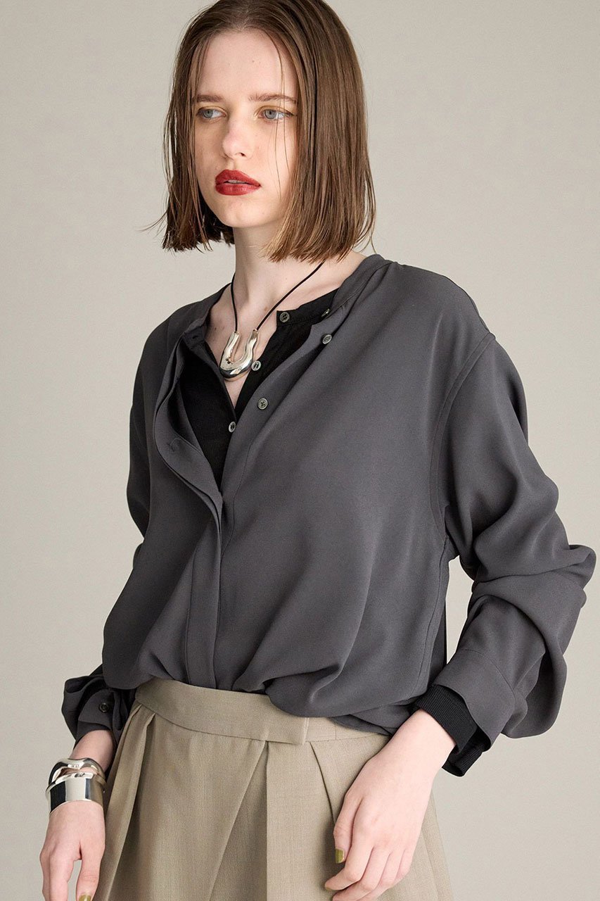 【ブリル/BRILL】の【raspail】BRILL別注ヘンリーネックプルオーバー 人気、トレンドファッション・服の通販 founy(ファニー) ファッション Fashion レディースファッション Fashion for Women トップス・カットソー Cut & Sew Tops シャツ・ブラウス・オフィスカジュアル Elegant Blouses & Button-Ups ロングTシャツ・Tシャツ Longline T-Shirts & Tees カジュアルプルオーバー・ニットトップス Pullovers & Knit Tops / Casual Pullovers カットソー・ベーシックTシャツ Cut-and-Sewn Tops / Stretch Tees & Basics スリーブ Sleeve, Long Sleeve / Short Sleeve ロング Long, Long-Length 別注 Limited Edition, Custom Order other-2|ID: prp329100004640932 ipo3291000000035630954