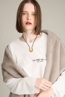 【ブリル/BRILL】の【raspail】BRILL別注LOGOロングTシャツ 人気、トレンドファッション・服の通販 founy(ファニー) ファッション Fashion レディースファッション Fashion for Women トップス・カットソー Cut & Sew Tops シャツ・ブラウス・オフィスカジュアル Elegant Blouses & Button-Ups ロングTシャツ・Tシャツ Longline T-Shirts & Tees カットソー・ベーシックTシャツ Cut-and-Sewn Tops / Stretch Tees & Basics 2025年 2025 2025-2026秋冬・A/W Autumn/Winter 2025–26 AW25–26 イタリア Italy コレクション Collection, Seasonal Line シンプル Simple, Minimal スリーブ Sleeve, Long Sleeve / Short Sleeve プリント Print, Printed Pattern ベーシック Basic, Essential モダン Modern, Contemporary ロング Long, Long-Length 別注 Limited Edition, Custom Order A/W・秋冬 Autumn/Winter |ID:prp329100004640933