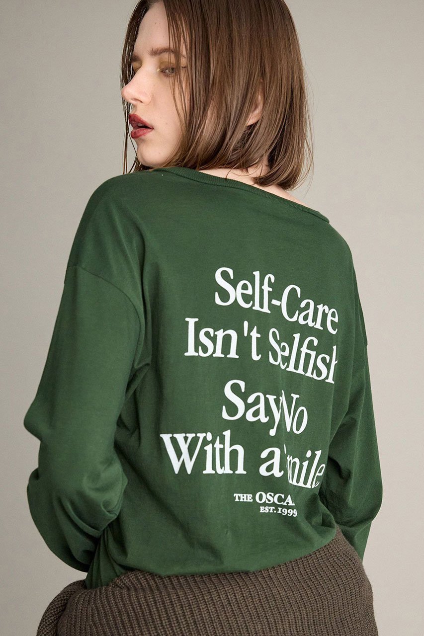【ブリル/BRILL】の【raspail】BRILL別注LOGOロングTシャツ インテリア・キッズ・メンズ・レディースファッション・服の通販 founy(ファニー) 　ファッション　Fashion　レディースファッション　Fashion for Women　トップス・カットソー　Cut & Sew Tops　シャツ・ブラウス・オフィスカジュアル　Elegant Blouses & Button-Ups　ロングTシャツ・Tシャツ　Longline T-Shirts & Tees　カットソー・ベーシックTシャツ　Cut-and-Sewn Tops / Stretch Tees & Basics　2025年　2025　2025-2026秋冬・A/W　Autumn/Winter 2025–26 AW25–26　イタリア　Italy　コレクション　Collection, Seasonal Line　シンプル　Simple, Minimal　スリーブ　Sleeve, Long Sleeve / Short Sleeve　プリント　Print, Printed Pattern　ベーシック　Basic, Essential　モダン　Modern, Contemporary　ロング　Long, Long-Length　別注　Limited Edition, Custom Order　A/W・秋冬　Autumn/Winter　グリーン|ID: prp329100004640933 ipo3291000000033462703