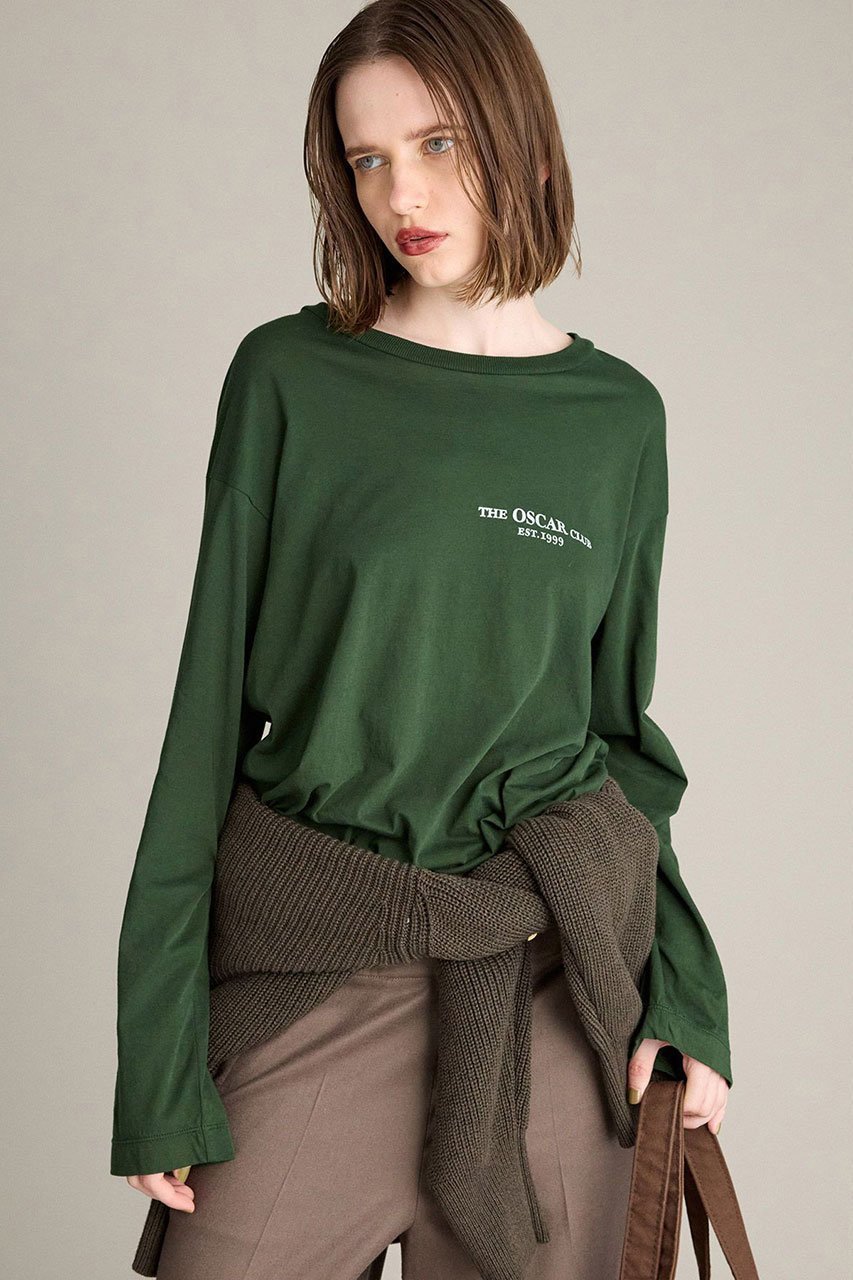 【ブリル/BRILL】の【raspail】BRILL別注LOGOロングTシャツ 人気、トレンドファッション・服の通販 founy(ファニー) 　ファッション　Fashion　レディースファッション　Fashion for Women　トップス・カットソー　Cut & Sew Tops　シャツ・ブラウス・オフィスカジュアル　Elegant Blouses & Button-Ups　ロングTシャツ・Tシャツ　Longline T-Shirts & Tees　カットソー・ベーシックTシャツ　Cut-and-Sewn Tops / Stretch Tees & Basics　2025年　2025　2025-2026秋冬・A/W　Autumn/Winter 2025–26 AW25–26　イタリア　Italy　コレクション　Collection, Seasonal Line　シンプル　Simple, Minimal　スリーブ　Sleeve, Long Sleeve / Short Sleeve　プリント　Print, Printed Pattern　ベーシック　Basic, Essential　モダン　Modern, Contemporary　ロング　Long, Long-Length　別注　Limited Edition, Custom Order　A/W・秋冬　Autumn/Winter　other-2|ID: prp329100004640933 ipo3291000000033462704