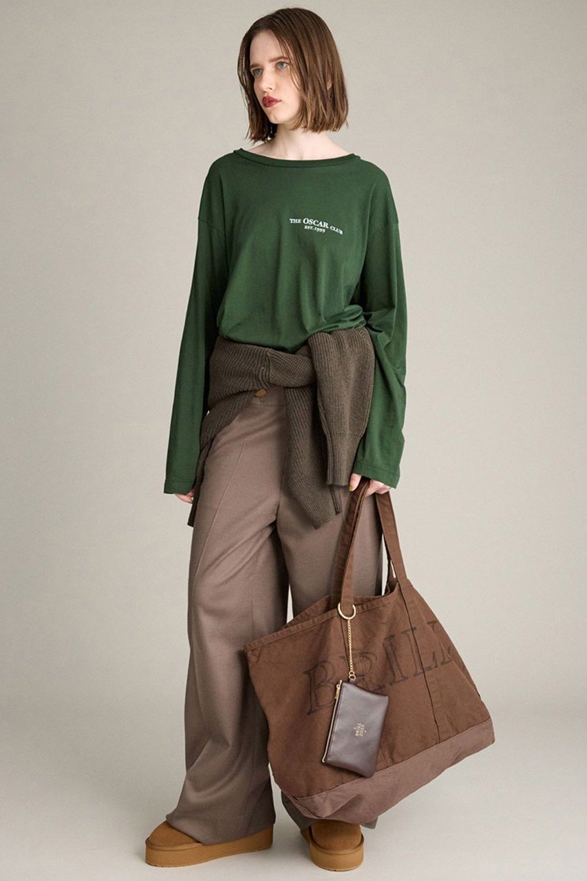 【ブリル/BRILL】の【raspail】BRILL別注LOGOロングTシャツ 人気、トレンドファッション・服の通販 founy(ファニー) 　ファッション　Fashion　レディースファッション　Fashion for Women　トップス・カットソー　Cut & Sew Tops　シャツ・ブラウス・オフィスカジュアル　Elegant Blouses & Button-Ups　ロングTシャツ・Tシャツ　Longline T-Shirts & Tees　カットソー・ベーシックTシャツ　Cut-and-Sewn Tops / Stretch Tees & Basics　2025年　2025　2025-2026秋冬・A/W　Autumn/Winter 2025–26 AW25–26　イタリア　Italy　コレクション　Collection, Seasonal Line　シンプル　Simple, Minimal　スリーブ　Sleeve, Long Sleeve / Short Sleeve　プリント　Print, Printed Pattern　ベーシック　Basic, Essential　モダン　Modern, Contemporary　ロング　Long, Long-Length　別注　Limited Edition, Custom Order　A/W・秋冬　Autumn/Winter　other-4|ID: prp329100004640933 ipo3291000000033462706