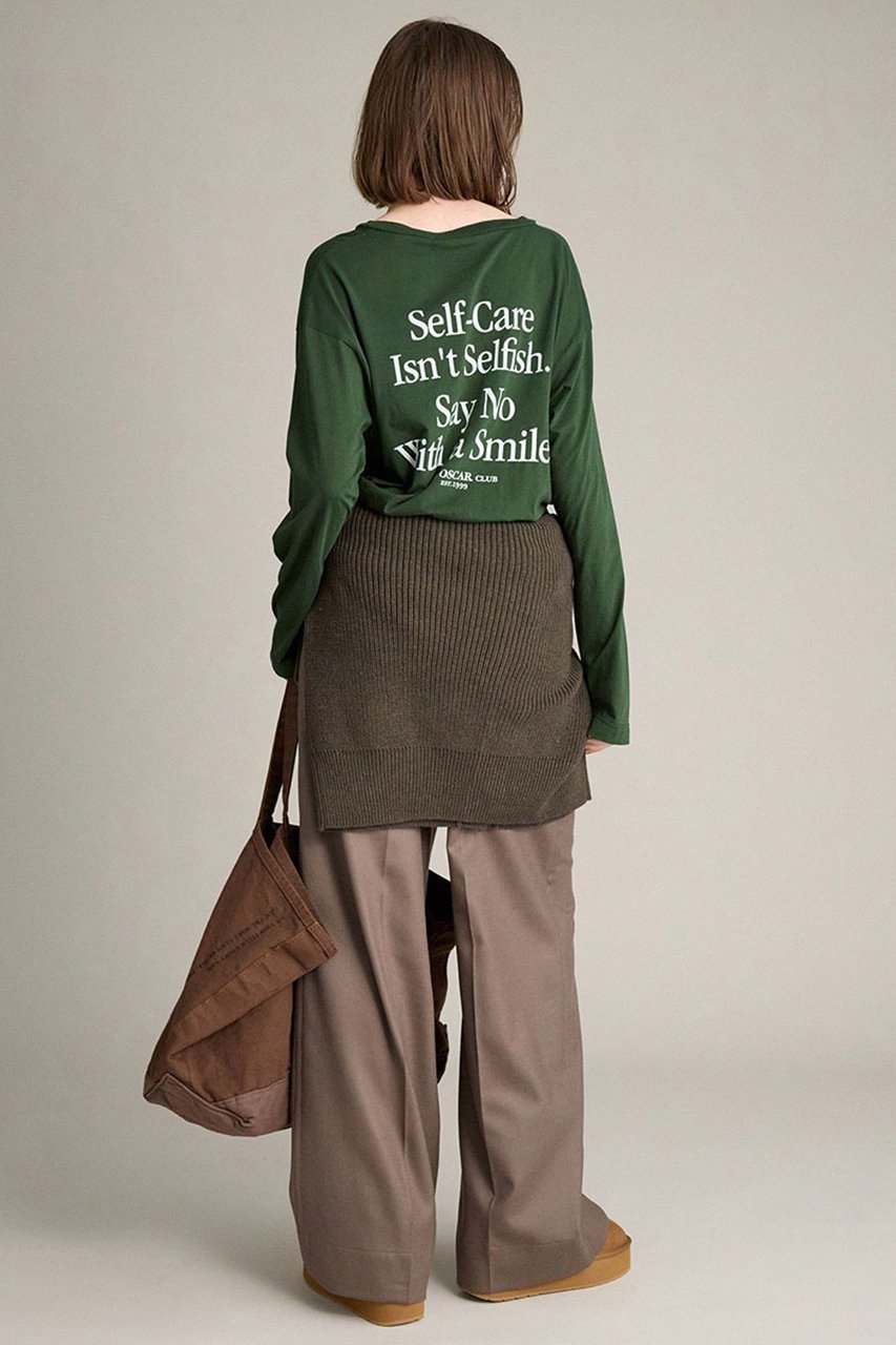 【ブリル/BRILL】の【raspail】BRILL別注LOGOロングTシャツ 人気、トレンドファッション・服の通販 founy(ファニー) 　ファッション　Fashion　レディースファッション　Fashion for Women　トップス・カットソー　Cut & Sew Tops　シャツ・ブラウス・オフィスカジュアル　Elegant Blouses & Button-Ups　ロングTシャツ・Tシャツ　Longline T-Shirts & Tees　カットソー・ベーシックTシャツ　Cut-and-Sewn Tops / Stretch Tees & Basics　2025年　2025　2025-2026秋冬・A/W　Autumn/Winter 2025–26 AW25–26　イタリア　Italy　コレクション　Collection, Seasonal Line　シンプル　Simple, Minimal　スリーブ　Sleeve, Long Sleeve / Short Sleeve　プリント　Print, Printed Pattern　ベーシック　Basic, Essential　モダン　Modern, Contemporary　ロング　Long, Long-Length　別注　Limited Edition, Custom Order　A/W・秋冬　Autumn/Winter　other-6|ID: prp329100004640933 ipo3291000000033462710