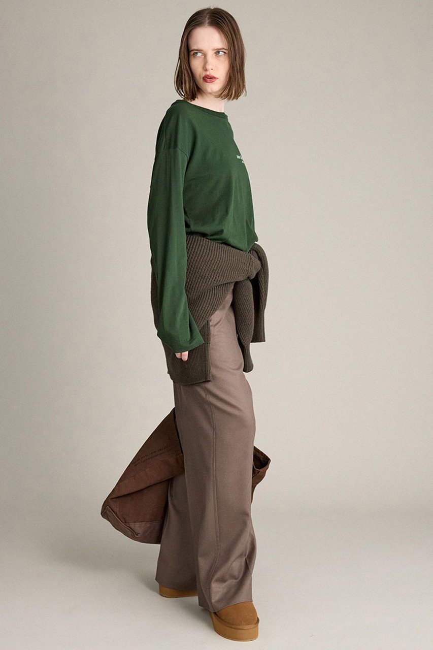 【ブリル/BRILL】の【raspail】BRILL別注LOGOロングTシャツ 人気、トレンドファッション・服の通販 founy(ファニー) 　ファッション　Fashion　レディースファッション　Fashion for Women　トップス・カットソー　Cut & Sew Tops　シャツ・ブラウス・オフィスカジュアル　Elegant Blouses & Button-Ups　ロングTシャツ・Tシャツ　Longline T-Shirts & Tees　カットソー・ベーシックTシャツ　Cut-and-Sewn Tops / Stretch Tees & Basics　2025年　2025　2025-2026秋冬・A/W　Autumn/Winter 2025–26 AW25–26　イタリア　Italy　コレクション　Collection, Seasonal Line　シンプル　Simple, Minimal　スリーブ　Sleeve, Long Sleeve / Short Sleeve　プリント　Print, Printed Pattern　ベーシック　Basic, Essential　モダン　Modern, Contemporary　ロング　Long, Long-Length　別注　Limited Edition, Custom Order　A/W・秋冬　Autumn/Winter　other-7|ID: prp329100004640933 ipo3291000000033462712