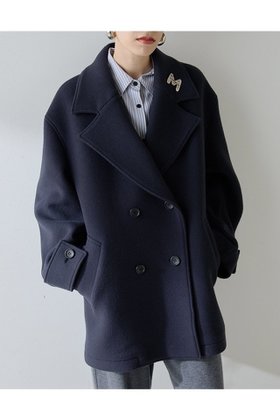 【ウィムガゼット/Whim Gazette】 【THE PAUSE】ミドルP コート人気、トレンドファッション・服の通販 founy(ファニー) ファッション Fashion レディースファッション Fashion for Women アウター Coat / Outerwear Collection コート・ロングコート・ピーコート Long Coats, Peacoats & More 2025年 2025 2025-2026秋冬・A/W Autumn/Winter 2025–26 AW25–26 なめらか Smooth, Silky Texture イタリア Italy ショルダー Shoulder, Shoulder Strap ショート Short, Short Length ドロップ Drop Shoulder, Dropped Style ボトム Bottoms, Lower Wear ミドル Middle Length, Mid Height エレガント 上品 Elegant A/W・秋冬 Autumn/Winter |ID:prp329100004640935