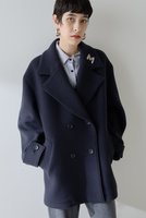 【ウィムガゼット/Whim Gazette】の【THE PAUSE】ミドルP コート 人気、トレンドファッション・服の通販 founy(ファニー) ファッション Fashion レディースファッション Fashion for Women アウター Coat / Outerwear Collection コート・ロングコート・ピーコート Long Coats, Peacoats & More 2025年 2025 2025-2026秋冬・A/W Autumn/Winter 2025–26 AW25–26 なめらか Smooth, Silky Texture イタリア Italy ショルダー Shoulder, Shoulder Strap ショート Short, Short Length ドロップ Drop Shoulder, Dropped Style ボトム Bottoms, Lower Wear ミドル Middle Length, Mid Height エレガント 上品 Elegant A/W・秋冬 Autumn/Winter |ID:prp329100004640935