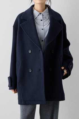 【ウィムガゼット/Whim Gazette】 【THE PAUSE】ミドルP コート人気、トレンドファッション・服の通販 founy(ファニー) ファッション Fashion レディースファッション Fashion for Women アウター Coat / Outerwear Collection コート・ロングコート・ピーコート Long Coats, Peacoats & More なめらか Smooth, Silky Texture イタリア Italy ショルダー Shoulder, Shoulder Strap ショート Short, Short Length ドロップ Drop Shoulder, Dropped Style ボトム Bottoms, Lower Wear ミドル Middle Length, Mid Height エレガント 上品 Elegant 再入荷 Restock / Back in Stock |ID:prp329100004640935