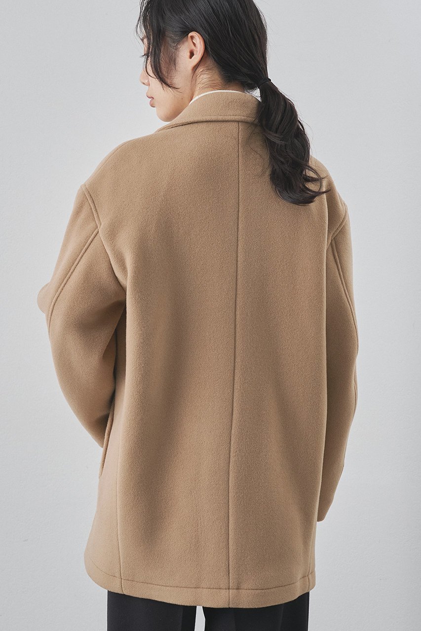 【ウィムガゼット/Whim Gazette】の【THE PAUSE】ミドルP コート 人気、トレンドファッション・服の通販 founy(ファニー) ファッション Fashion レディースファッション Fashion for Women アウター Coat / Outerwear Collection コート・ロングコート・ピーコート Long Coats, Peacoats & More なめらか Smooth, Silky Texture イタリア Italy ショルダー Shoulder, Shoulder Strap ショート Short, Short Length ドロップ Drop Shoulder, Dropped Style ボトム Bottoms, Lower Wear ミドル Middle Length, Mid Height エレガント 上品 Elegant 再入荷 Restock / Back in Stock other-3|ID: prp329100004640935 ipo3291000000034483407