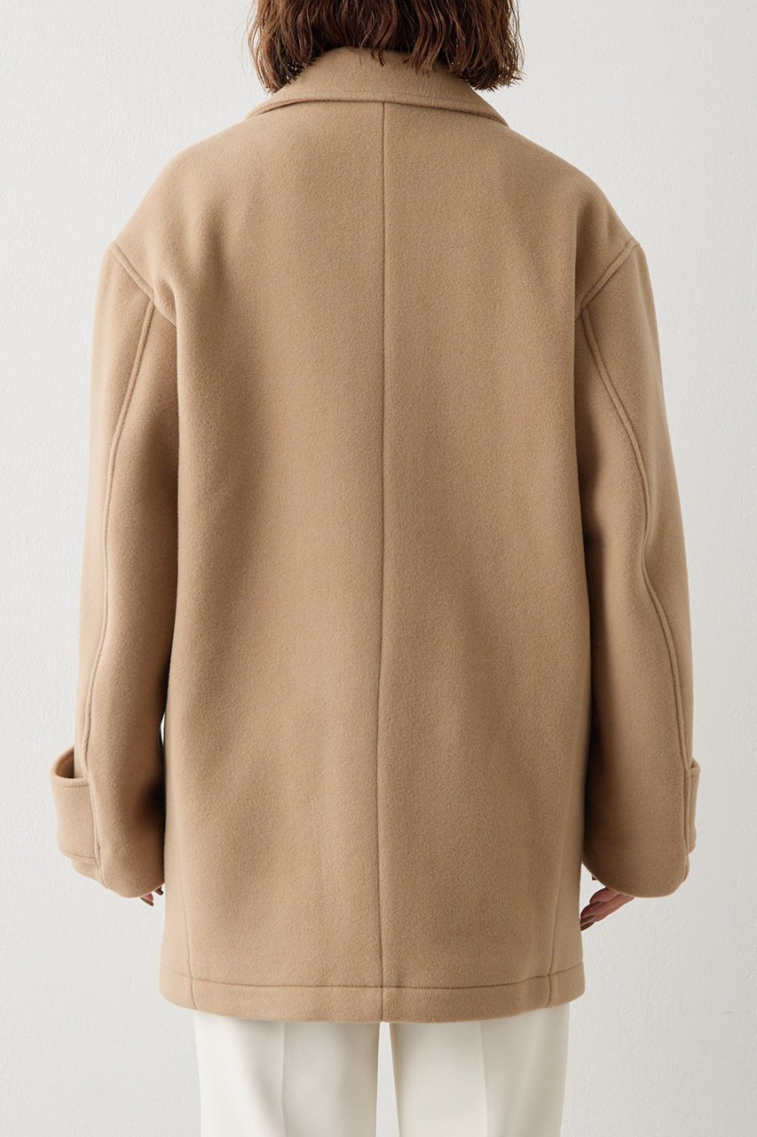 【ウィムガゼット/Whim Gazette】の【THE PAUSE】ミドルP コート 人気、トレンドファッション・服の通販 founy(ファニー) ファッション Fashion レディースファッション Fashion for Women アウター Coat / Outerwear Collection コート・ロングコート・ピーコート Long Coats, Peacoats & More なめらか Smooth, Silky Texture イタリア Italy ショルダー Shoulder, Shoulder Strap ショート Short, Short Length ドロップ Drop Shoulder, Dropped Style ボトム Bottoms, Lower Wear ミドル Middle Length, Mid Height エレガント 上品 Elegant 再入荷 Restock / Back in Stock other-8|ID: prp329100004640935 ipo3291000000034483412