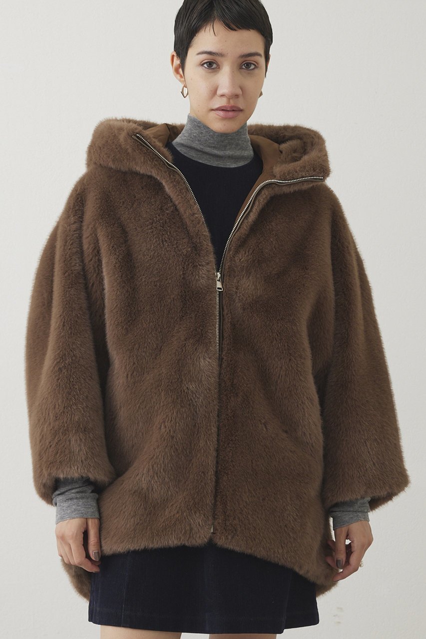 【ウィムガゼット/Whim Gazette】の【THE PAUSE】フェイクファードルマンコート 人気、トレンドファッション・服の通販 founy(ファニー) 　ファッション　Fashion　レディースファッション　Fashion for Women　アウター　Coat / Outerwear Collection　コート・ロングコート・ピーコート　Long Coats, Peacoats & More　2025年　2025　2025-2026秋冬・A/W　Autumn/Winter 2025–26 AW25–26　おすすめ　Recommended / Our Picks　インナー　Innerwear　ショート　Short, Short Length　バランス　Balance, Style Balance　フェイクファー　Faux Fur, Imitation Fur　ブレスレット　Bracelet, Wristband　ボンディング　Bonding, Bonded Fabric　ラグジュアリー　Luxury, Elegant　A/W・秋冬　Autumn/Winter　 other-1|ID: prp329100004640936 ipo3291000000033462746