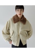 【ウィムガゼット/Whim Gazette】の【THE PAUSE】ファーカラーMA-1 ベージュ|ID: prp329100004640937 ipo3291000000036182029