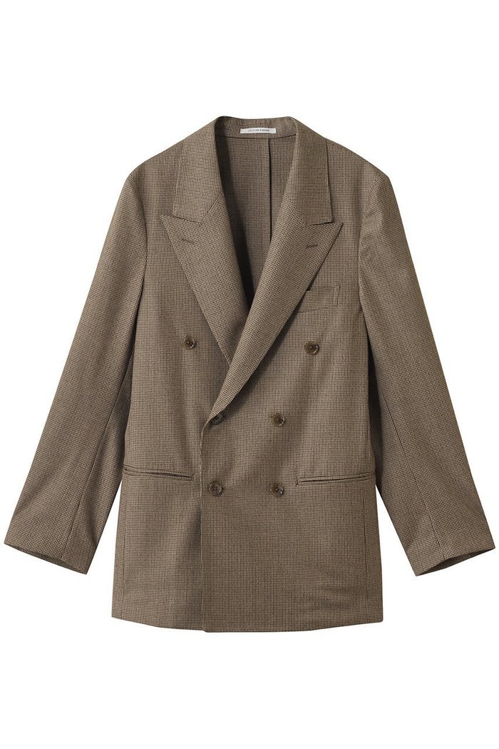 【クチュールドアダム/COUTURE D'ADAM】のガンクラブチェックダブルジャケット インテリア・キッズ・メンズ・レディースファッション・服の通販 founy(ファニー) https://founy.com/ ファッション Fashion レディースファッション Fashion for Women アウター Coat / Outerwear Collection レディースジャケット・軽アウター Jackets 2025年 2025 2025-2026秋冬・A/W Autumn/Winter 2025–26 AW25–26 クラシック Classic, Timeless Style ジャケット Jacket, Outerwear チェック Check, Plaid, Tartan ドレス Dress, One-Piece ハンド Hand, Handmade A/W・秋冬 Autumn/Winter |ID: prp329100004640939 ipo3291000000033462781