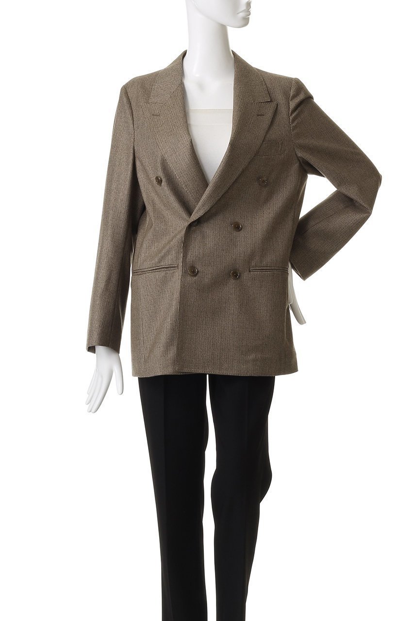 【クチュールドアダム/COUTURE D'ADAM】のガンクラブチェックダブルジャケット 人気、トレンドファッション・服の通販 founy(ファニー) 　ファッション　Fashion　レディースファッション　Fashion for Women　アウター　Coat / Outerwear Collection　レディースジャケット・軽アウター　Jackets　クラシック　Classic, Timeless Style　ジャケット　Jacket, Outerwear　チェック　Check, Plaid, Tartan　ドレス　Dress, One-Piece　ハンド　Hand, Handmade　other-2|ID: prp329100004640939 ipo3291000000036182044