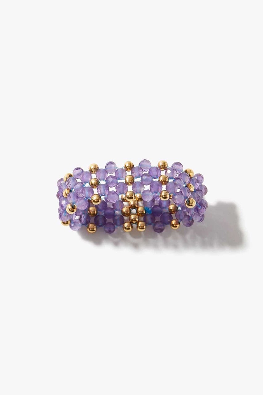 【アルティーダ ウード/ARTIDA OUD】の【8/22 0:00販売開始】amulette 「真実の愛を守りぬく」アメジスト ビーズ ダブルバンド リング 人気、トレンドファッション・服の通販 founy(ファニー) 　ファッション　Fashion　レディースファッション　Fashion for Women　ジュエリー　Jewelry　2025年　2025　2025-2026秋冬・A/W　Autumn/Winter 2025–26 AW25–26　ダブル　Double, Double-Breasted　パープル　Purple, Violet　A/W・秋冬　Autumn/Winter　 other-1|ID: prp329100004641616 ipo3291000000033474003