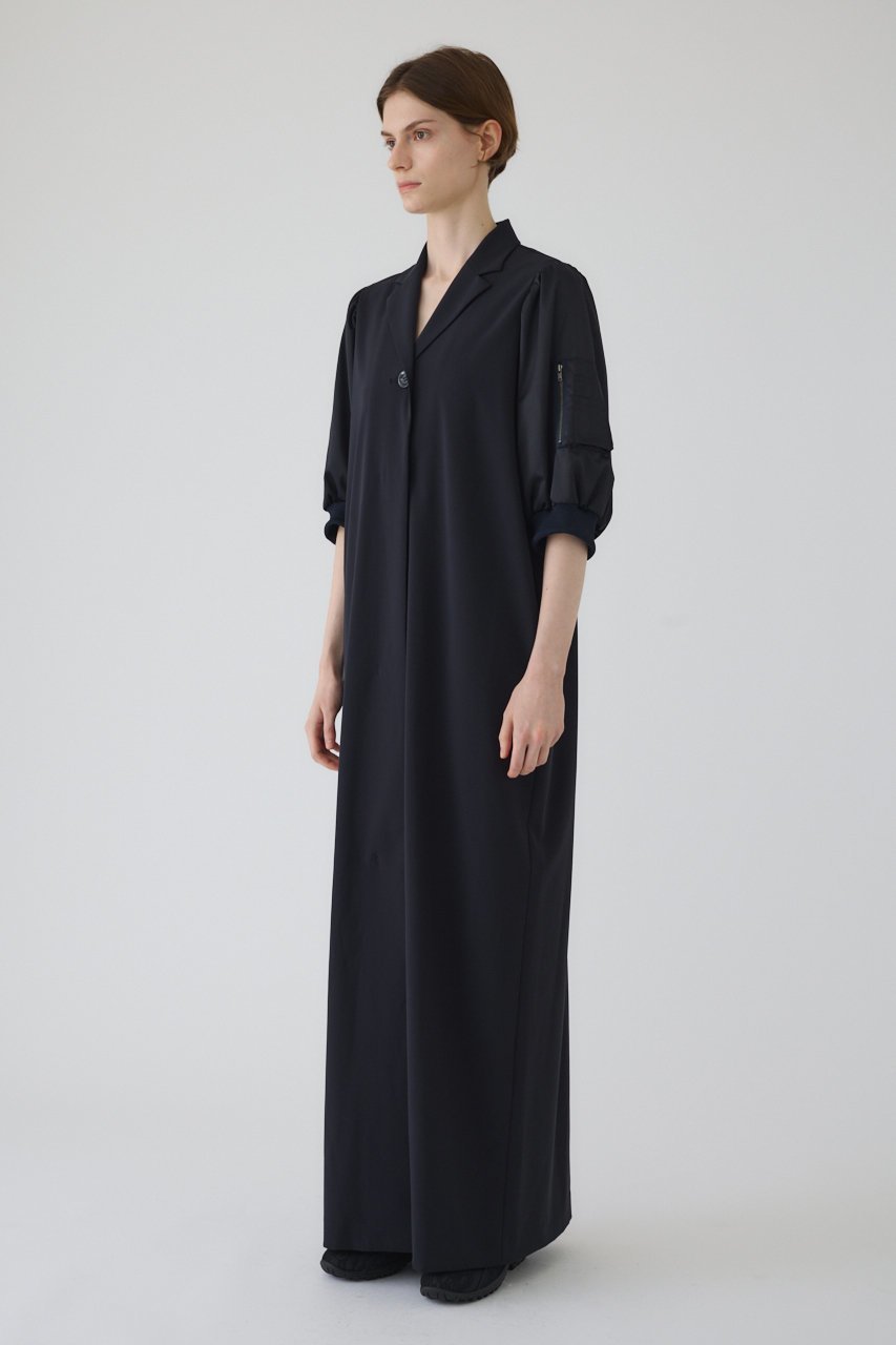 【リムアーク/RIM.ARK】の【8/20 10:00販売開始】MA-1 sleeve H/S OP/ワンピース 人気、トレンドファッション・服の通販 founy(ファニー) 　ファッション　Fashion　レディースファッション　Fashion for Women　アウター　Coat / Outerwear Collection　MA-1ジャケット　MA-1 Bomber Jackets / Flight Jackets　ワンピース　Dresses　チュニック　Tunic Tops & Dresses　スリーブ　Sleeve, Long Sleeve / Short Sleeve　チュニック　Tunic, Long Top　ツイル　Twist, Twisted Detail　ハーフ　Half, Half-Length　ロング　Long, Long-Length　新作・新入荷　New Arrivals / New In　other-2|ID: prp329100004641620 ipo3291000000033474037