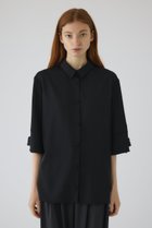 【リムアーク/RIM.ARK】の【8/20 10:00販売開始】Bell-sleeve SH/シャツ 人気、トレンドファッション・服の通販 founy(ファニー) ファッション Fashion レディースファッション Fashion for Women トップス・カットソー Cut & Sew Tops シャツ・ブラウス・オフィスカジュアル Elegant Blouses & Button-Ups クラシカル Classical, Vintage-Inspired サテン Satin, Glossy Fabric サマー Summer, Summer Style スリット Slit, Slit Detail スリーブ Sleeve, Long Sleeve / Short Sleeve ダブル Double, Double-Breasted バランス Balance, Style Balance リラックス Relax, Relaxed Fit ロング Long, Long-Length 新作・新入荷 New Arrivals / New In thumbnail ブラック|ID: prp329100004641621 ipo3291000000033474045