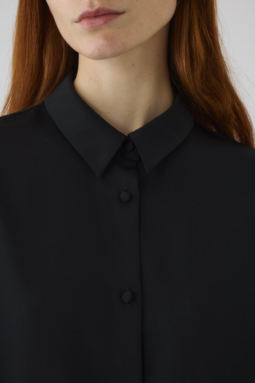 【リムアーク/RIM.ARK】の【8/20 10:00販売開始】Bell-sleeve SH/シャツ 人気、トレンドファッション・服の通販 founy(ファニー) 　ファッション　Fashion　レディースファッション　Fashion for Women　トップス・カットソー　Cut & Sew Tops　シャツ・ブラウス・オフィスカジュアル　Elegant Blouses & Button-Ups　クラシカル　Classical, Vintage-Inspired　サテン　Satin, Glossy Fabric　サマー　Summer, Summer Style　スリット　Slit, Slit Detail　スリーブ　Sleeve, Long Sleeve / Short Sleeve　ダブル　Double, Double-Breasted　バランス　Balance, Style Balance　リラックス　Relax, Relaxed Fit　ロング　Long, Long-Length　新作・新入荷　New Arrivals / New In　other-6|ID: prp329100004641621 ipo3291000000033474050