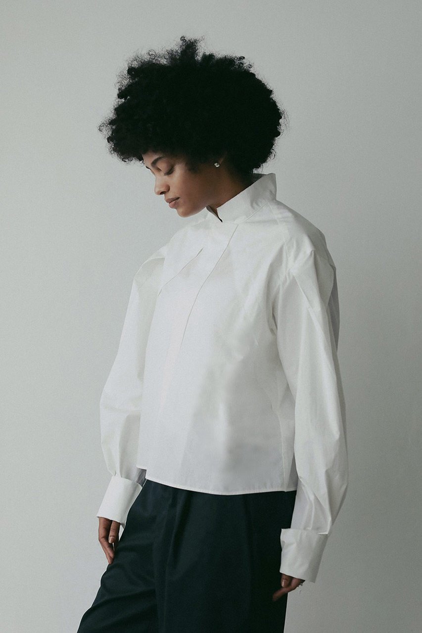 【ハー/HER.】のピコデザインフラップブラウス 人気、トレンドファッション・服の通販 founy(ファニー) 　ファッション　Fashion　レディースファッション　Fashion for Women　トップス・カットソー　Cut & Sew Tops　シャツ・ブラウス・オフィスカジュアル　Elegant Blouses & Button-Ups　カフス　Cuff Design　スリーブ　Sleeve, Long Sleeve / Short Sleeve　ダブル　Double, Double-Breasted　フラップ　Flap, Flap Pocket　フロント　Front, Front Design　ロング　Long, Long-Length　other-8|ID: prp329100004641622 ipo3291000000035816706