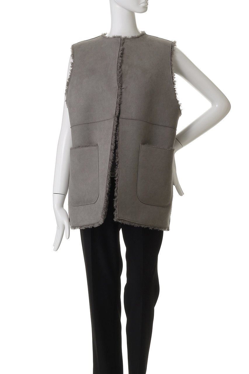 【ハー/HER.】のフェイクファーベスト 人気、トレンドファッション・服の通販 founy(ファニー) 　ファッション　Fashion　レディースファッション　Fashion for Women　アウター　Coat / Outerwear Collection　レディースジャケット・軽アウター　Jackets　カットソー　Cut and Sewn Top　シンプル　Simple, Minimal　ジャケット　Jacket, Outerwear　ベスト　Vest, Waistcoat　再入荷　Restock / Back in Stock　秋　Autumn　other-8|ID: prp329100004641624 ipo3291000000033527850