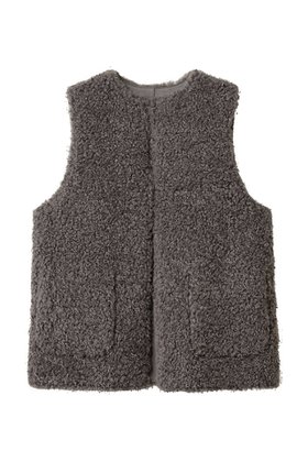 【ハー/HER.】 フェイクファーベスト人気、トレンドファッション・服の通販 founy(ファニー) ファッション Fashion レディースファッション Fashion for Women アウター Coat / Outerwear Collection レディースジャケット・軽アウター Jackets カットソー Cut and Sewn Top シンプル Simple, Minimal ジャケット Jacket, Outerwear ベスト Vest, Waistcoat 秋 Autumn |ID:prp329100004641624