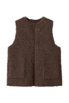 【ハー/HER.】のフェイクファーベスト ダークブラウン|ID: prp329100004641624 ipo3291000000036126421