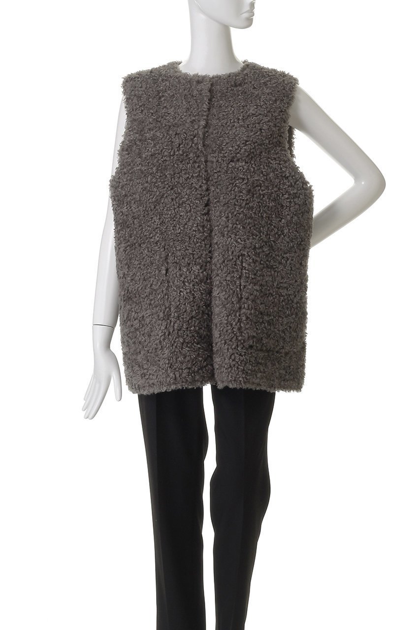 【ハー/HER.】のフェイクファーベスト 人気、トレンドファッション・服の通販 founy(ファニー) 　ファッション　Fashion　レディースファッション　Fashion for Women　アウター　Coat / Outerwear Collection　レディースジャケット・軽アウター　Jackets　カットソー　Cut and Sewn Top　シンプル　Simple, Minimal　ジャケット　Jacket, Outerwear　ベスト　Vest, Waistcoat　秋　Autumn　other-2|ID: prp329100004641624 ipo3291000000036749582