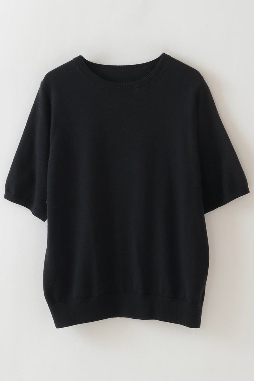 【ハー/HER.】の【8/21 12:00販売開始】ハーフスリーブニットプルオーバー 人気、トレンドファッション・服の通販 founy(ファニー) 　ファッション　Fashion　レディースファッション　Fashion for Women　トップス・カットソー　Cut & Sew Tops　ニット　Knit Tops & Sweaters　カジュアルプルオーバー・ニットトップス　Pullovers & Knit Tops / Casual Pullovers　2025年　2025　2025-2026秋冬・A/W　Autumn/Winter 2025–26 AW25–26　スリーブ　Sleeve, Long Sleeve / Short Sleeve　ハーフ　Half, Half-Length　ボトム　Bottoms, Lower Wear　A/W・秋冬　Autumn/Winter　 other-1|ID: prp329100004641626 ipo3291000000033474094